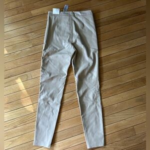 Zara hi-rise legging, faux leather material